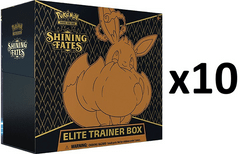 Pokemon Shining Fates Elite Trainer Box 10ct CASE